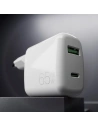 Hurtownia GSM - PURO MiniPro Wandladegerät GaN USB-C/USB-A 65W PD (weiß) - PUR723 - {ean13} - Hurt