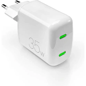 Hurtownia GSM - PURO MiniPro Wandladegerät GaN 2x USB-C 35W PD (weiß) - PUR724 - {ean13} - Hurt