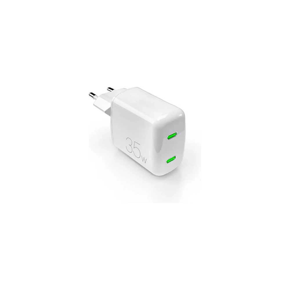 Hurtownia GSM - PURO MiniPro Wandladegerät GaN 2x USB-C 35W PD (weiß) - PUR724 - {ean13} - Hurt
