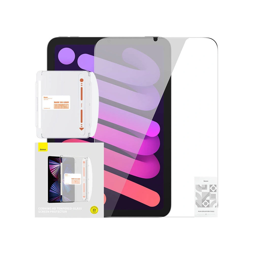 Hurtownia GSM - Baseus 0.mm Apple Sticlă temperată Corning iPad mini 2021 (generația a 6-a) / iPad mini 8.3" 2024 7gen - BSU4518 - {ean13} - Hurt