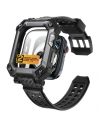 Sada pouzdra + sklo Supcase Unicorn Beetle Pro Apple Watch 4/5/6/7/SE/8/9 44/45mm Černá