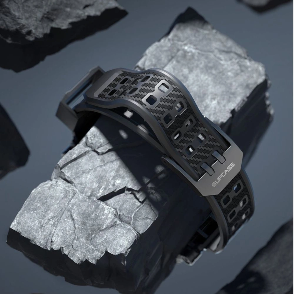 Hurtownia GSM - Sada pouzdra + sklo Supcase Unicorn Beetle Pro Apple Watch 4/5/6/7/SE/8/9 44/45mm Černá - SPC367 - {ean13} - Hurt