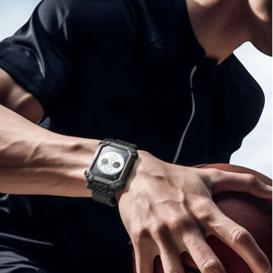 Hurtownia GSM - Zestaw etui + szkło Supcase Unicorn Beetle Pro Apple Watch 4/5/6/7/SE/8/9 44/45mm Black - SPC367 - {ean13} - Hurt
