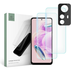 Hurtownia GSM - Tvrzené sklo + na objektivy fotoaparátu Tech-Protect Supreme Set Xiaomi Redmi Note 12s Clear [2+1 PACK] - THP2173 - {ean13} - Hurt