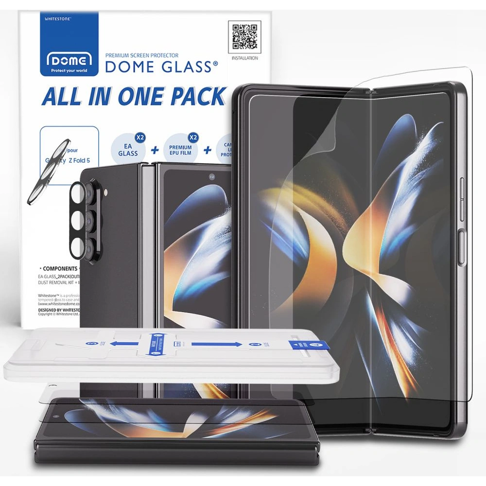 Hurtownia GSM - Folia de protecție Whitestone All-in-one Samsung Galaxy Z Fold 5 Clear [2+2+2 PACK] - WSD85 - {ean13} - Hurt