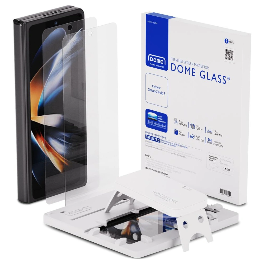 Hurtownia GSM - Tvrdé sklo s UV lepidlem Whitestone Dome Glass Samsung Galaxy Z Fold 5 Clear [2 PACK] - WSD89 - {ean13} - Hurt