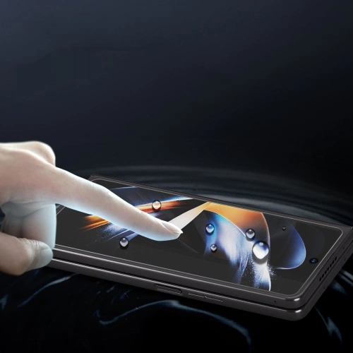 Szkło hartowane z klejem UV Whitestone Dome Glass Samsung Galaxy Z Fold 5 Clear [2 PACK]