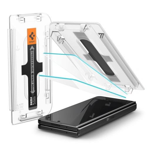 Szkło hartowane Spigen Glas.tr ez Fit Samsung Galaxy Z Fold 5 Clear [2 PACK]