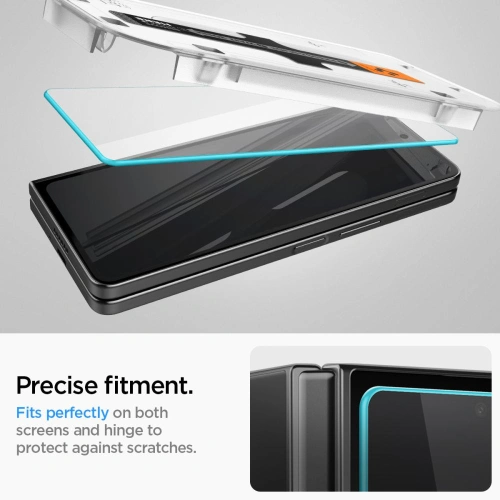 Szkło hartowane Spigen Glas.tr ez Fit Samsung Galaxy Z Fold 5 Clear [2 PACK]