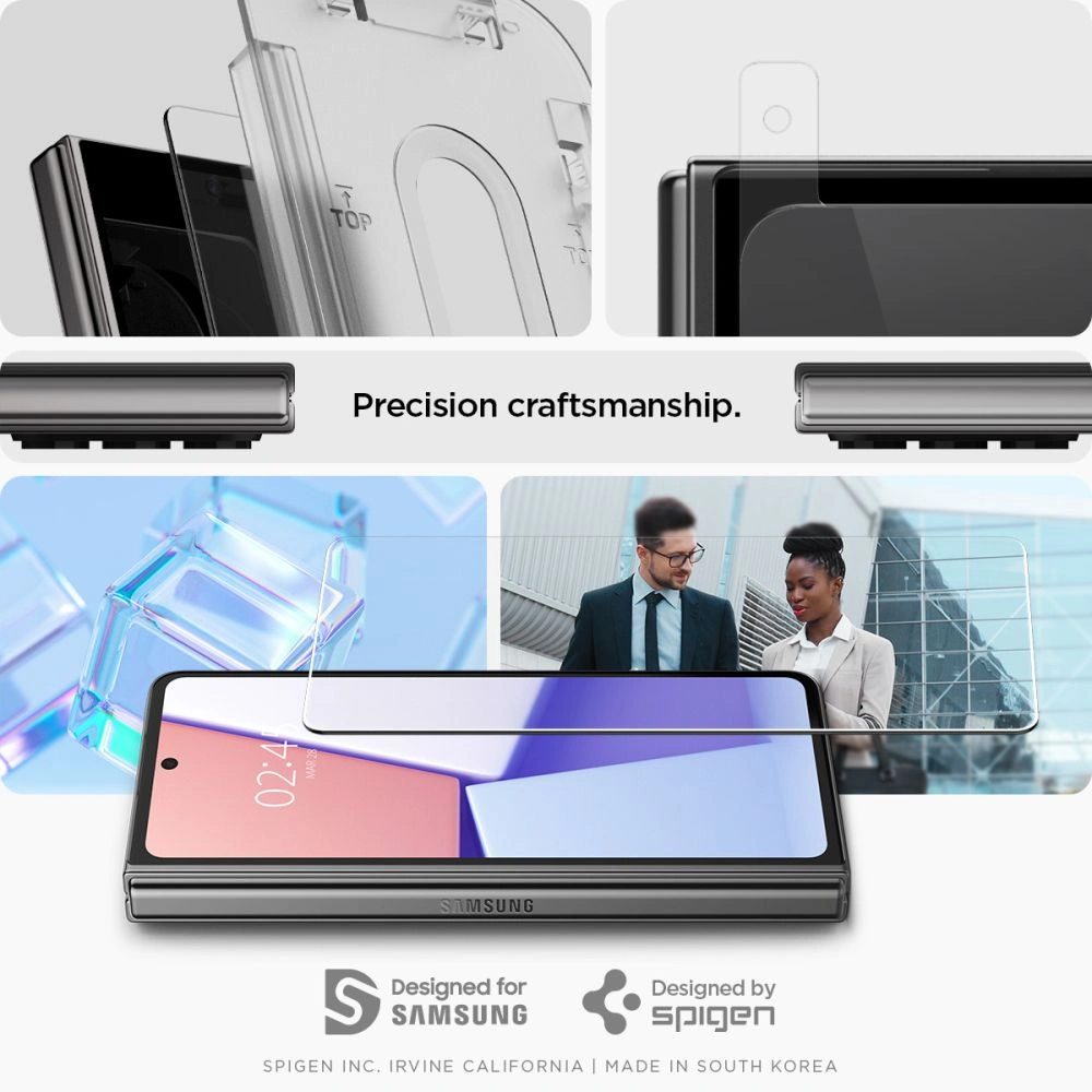 Wholesale Spigen Glas.tr ez Fit Samsung Galaxy Z Fold 5 Clear [2 PACK] - SPN2895 - {ean13} - Hurt