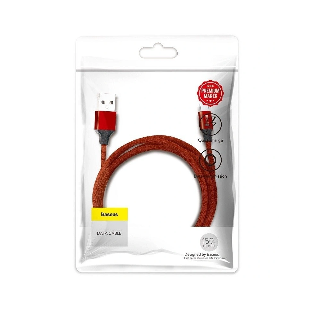 Hurtownia GSM - Kabel Baseus Yiven Micro USB 150cm 2A - červený - BSU116RED - {ean13} - Hurt