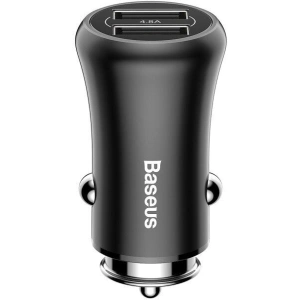  Ładowarka samochodowa Baseus Gentleman 2xUSB (czarna)