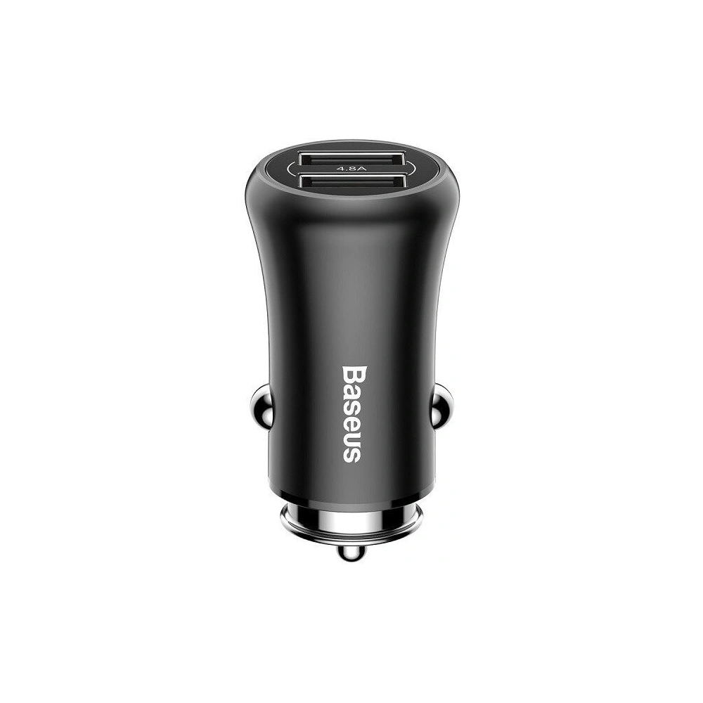 Hurtownia GSM - Autonabíječka Baseus Gentleman 2xUSB (černá) - BSU118BLK - {ean13} - Hurt