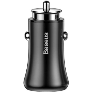  Ładowarka samochodowa Baseus Gentleman 2xUSB (czarna)