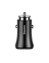 Hurtownia GSM - Ładowarka samochodowa Baseus Gentleman 2xUSB (czarna) - BSU118BLK - {ean13} - Hurt