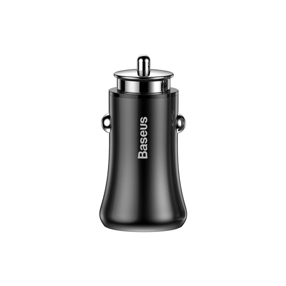 Hurtownia GSM - Autonabíječka Baseus Gentleman 2xUSB (černá) - BSU118BLK - {ean13} - Hurt