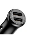 Hurtownia GSM - Ładowarka samochodowa Baseus Gentleman 2xUSB (czarna) - BSU118BLK - {ean13} - Hurt