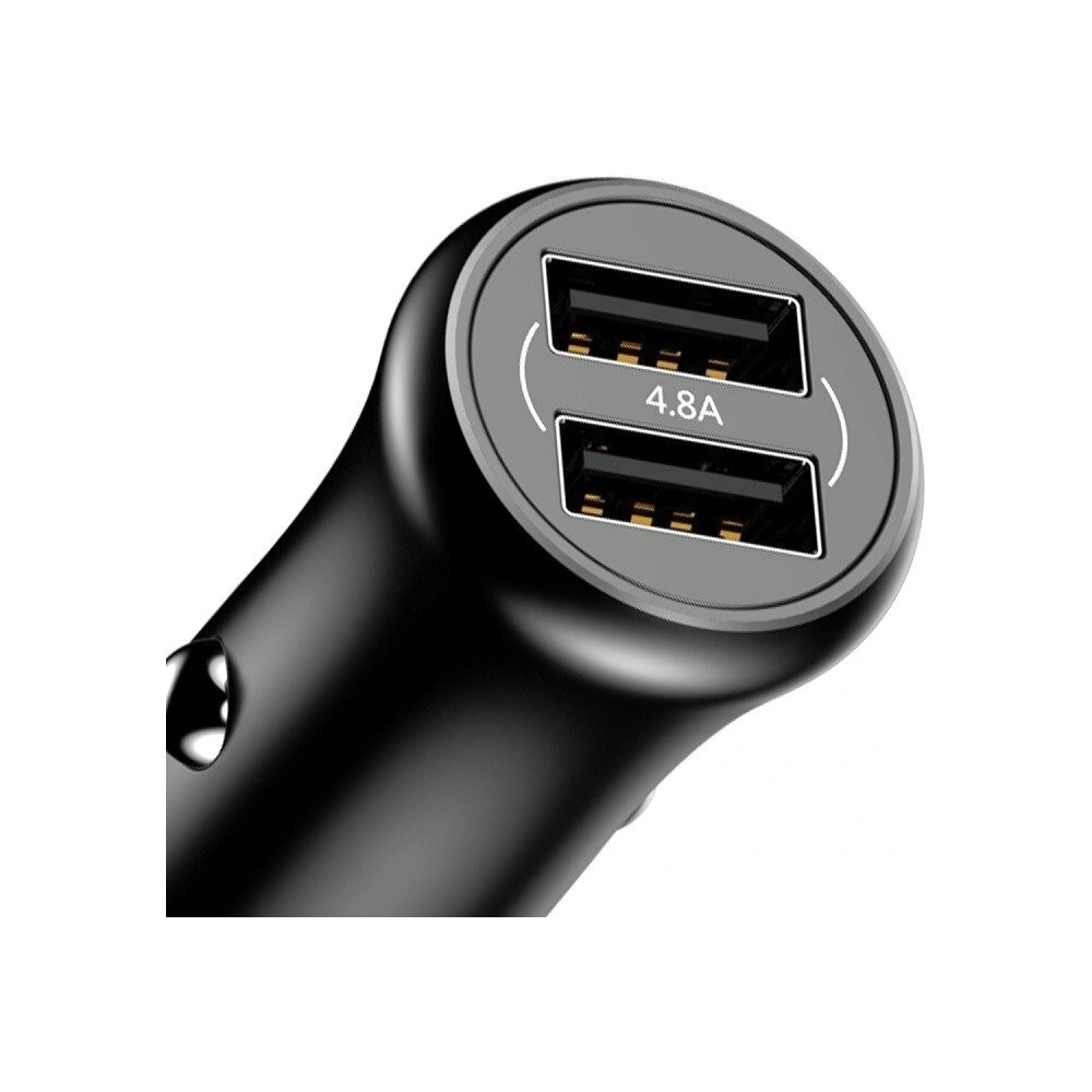 Hurtownia GSM - Autonabíječka Baseus Gentleman 2xUSB (černá) - BSU118BLK - {ean13} - Hurt