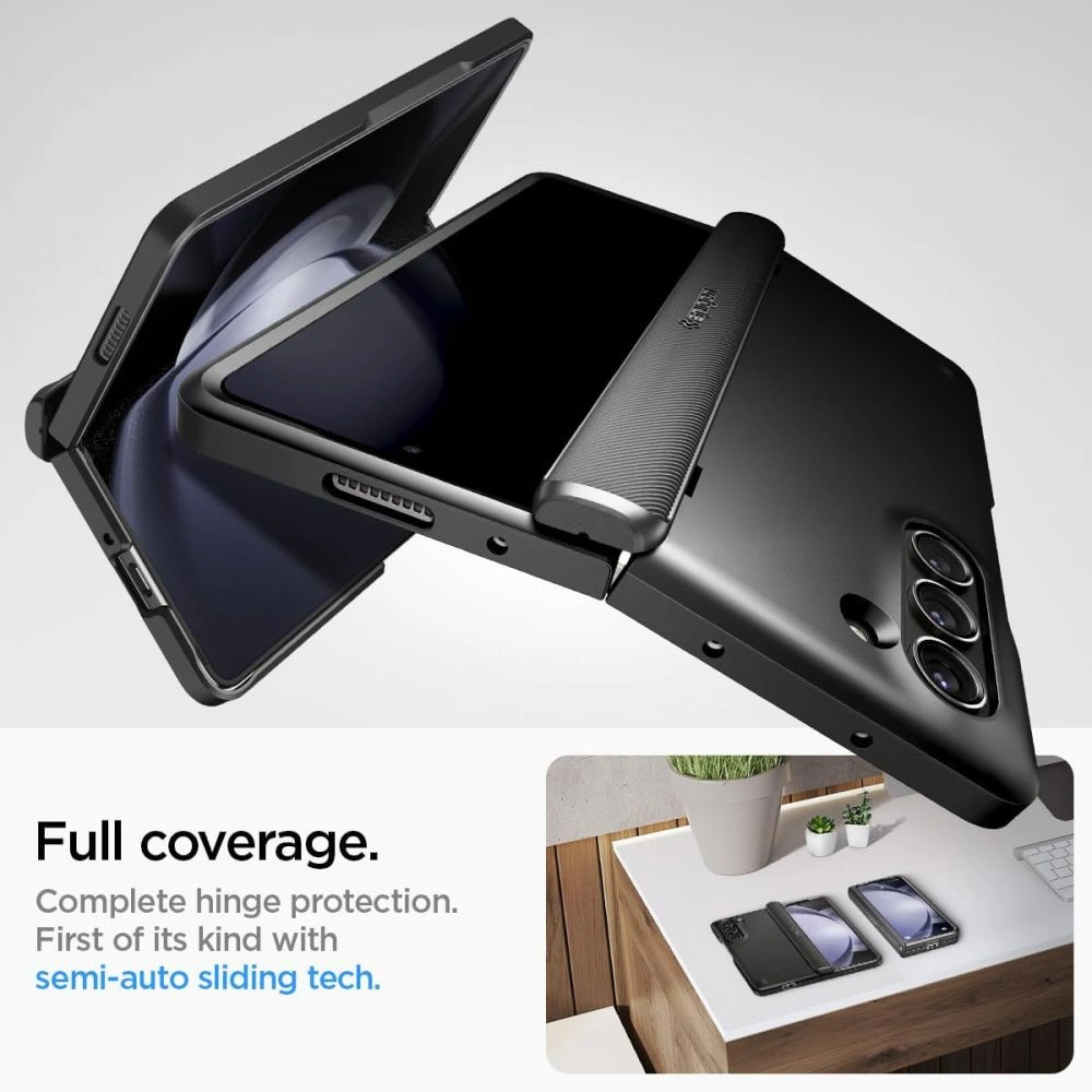 Hurtownia GSM - Etui Spigen Slim Armor Pro Samsung Galaxy Z Fold 5 Negru - SPN2904 - {ean13} - Hurt