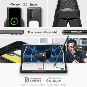 Wholesale Spigen Slim Armor Pro Samsung Galaxy Z Fold 5 Black - SPN2904 - {ean13} - Hurt