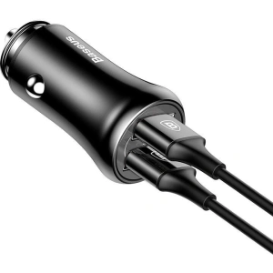 Baseus Gentleman Car Charger 2xUSB Black