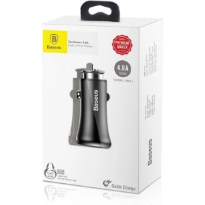 Baseus Gentleman Car Charger 2xUSB Black