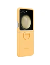 Wholesale Samsung Galaxy Z Flip 5 EF-PF731TOEGWW apricot Silicone Case with Ring - SMG898 - {ean13} - Hurt