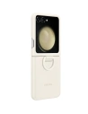Hurtownia GSM - Etui Samsung Galaxy Z Flip 5 EF-PF731TUEGWW krém/cream szilikon tok gyűrűvel - SMG899 - {ean13} - Hurt