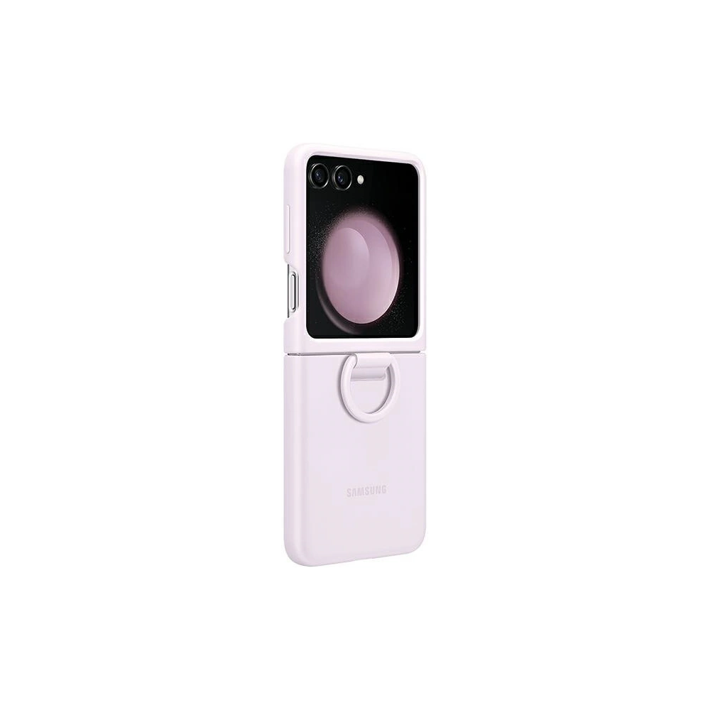 Hurtownia GSM - Etui Samsung Galaxy Z Flip 5 EF-PF731TVEGWW levendula színű szilikon tok gyűrűvel - SMG900 - {ean13} - Hurt