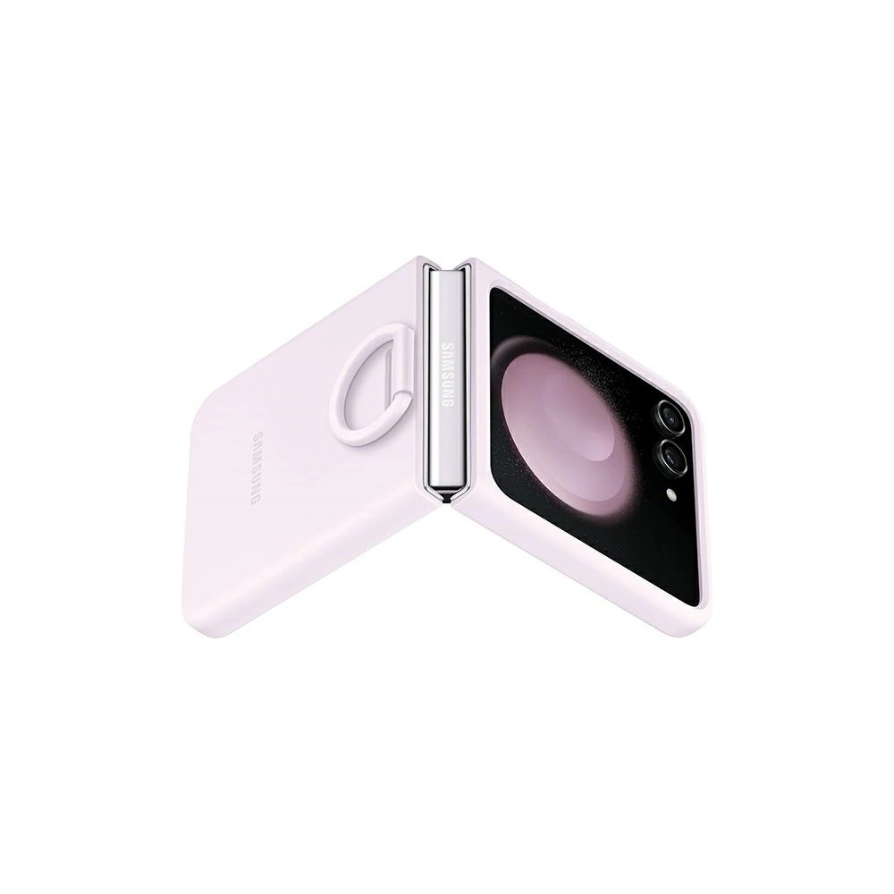 Hurtownia GSM - Etui Samsung Galaxy Z Flip 5 EF-PF731TVEGWW levendula színű szilikon tok gyűrűvel - SMG900 - {ean13} - Hurt