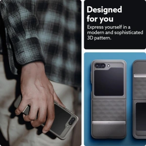 Hurtownia GSM - Etui Caseology Parallax Samsung Galaxy Z Flip 5 Ash Grey - CSL98 - {ean13} - Hurt
