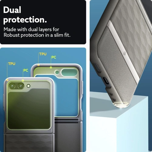 Etui Caseology Parallax Samsung Galaxy Z Flip 5 Ash Grey