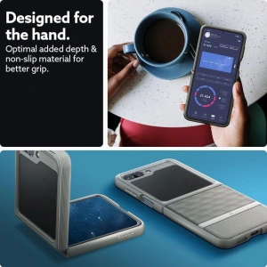 Hurtownia GSM - Etui Caseology Parallax Samsung Galaxy Z Flip 5 Ash Grey - CSL98 - {ean13} - Hurt