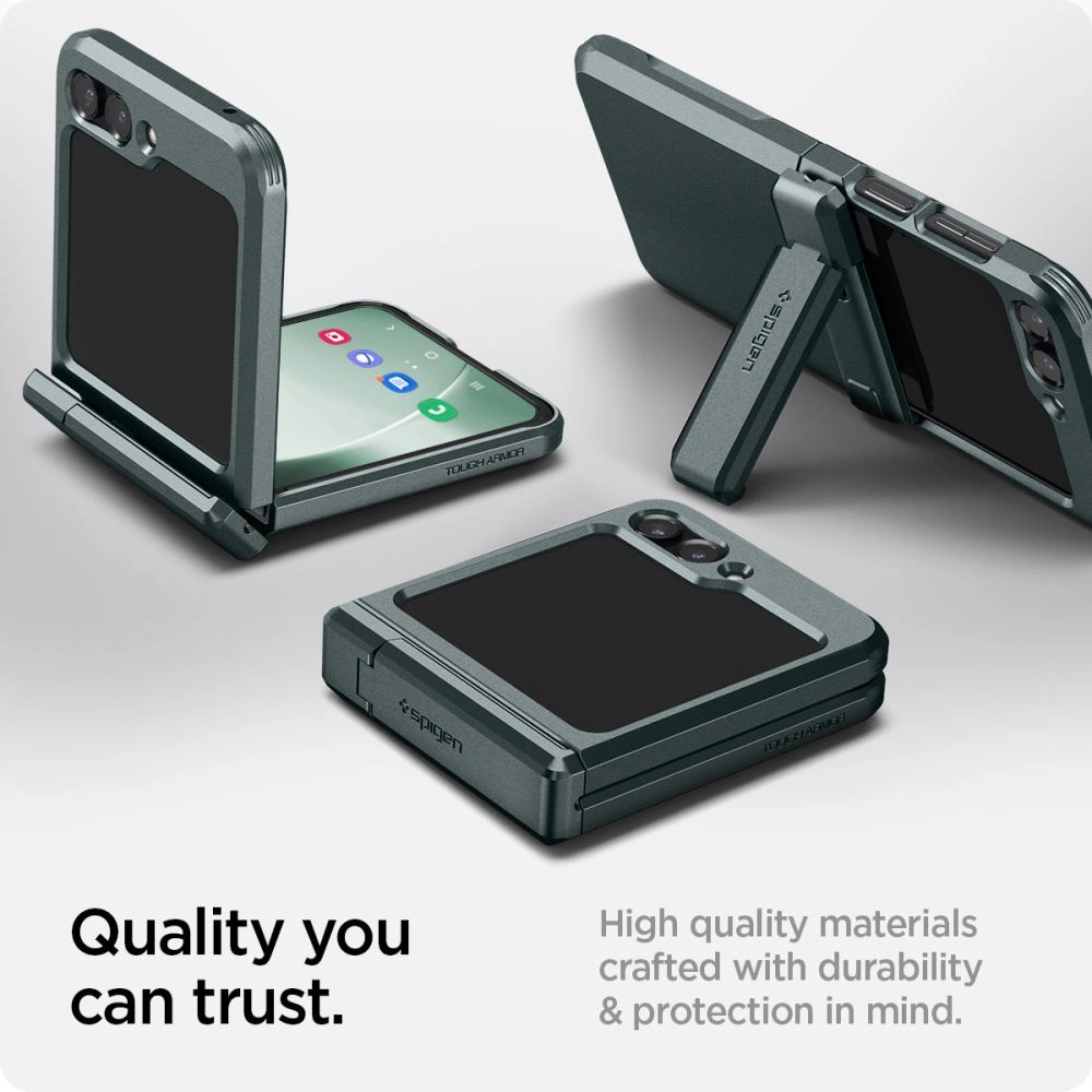 Hurtownia GSM - Etui Spigen Tough Armor Pro Samsung Galaxy Z Flip 5 Abyss Grün - SPN2906 - {ean13} - Hurt