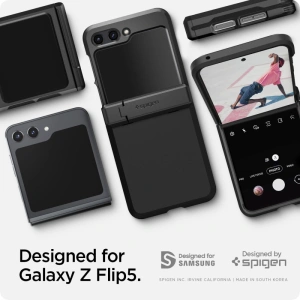 Hurtownia GSM - Etui Spigen Tough Armor Pro Samsung Galaxy Z Flip 5 Schwarz - SPN2907 - {ean13} - Hurt