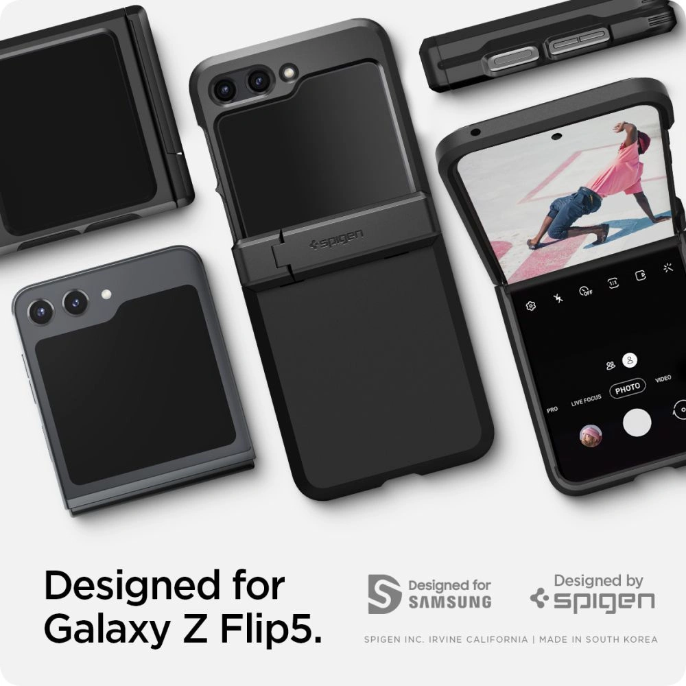 Hurtownia GSM - Etui Spigen Tough Armor Pro Samsung Galaxy Z Flip 5 Fekete - SPN2907 - {ean13} - Hurt