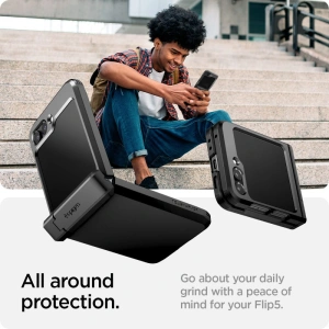 Hurtownia GSM - Etui Spigen Tough Armor Pro Samsung Galaxy Z Flip 5 Schwarz - SPN2907 - {ean13} - Hurt