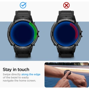 Pasek Spigen Rugged Armor Pro Samsung Galaxy Watch 6 40mm Matte Black