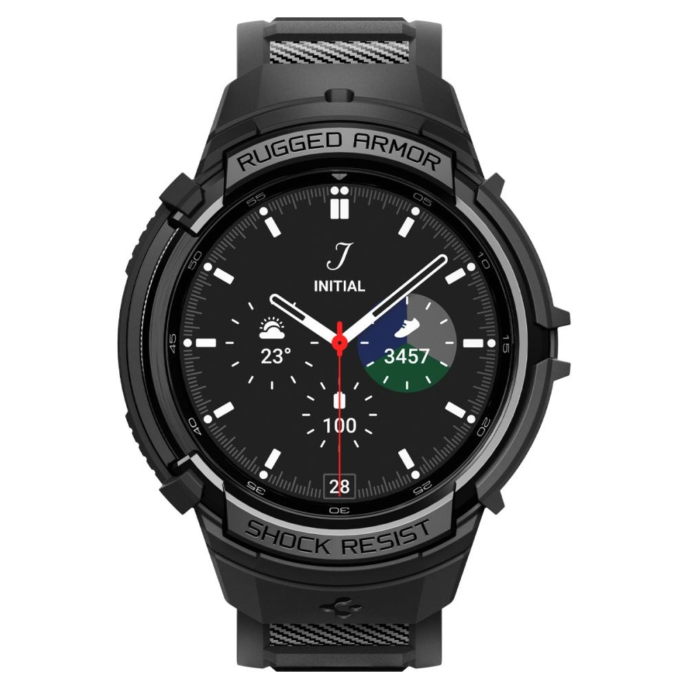 Wholesale Spigen Rugged Armor Pro Samsung Galaxy Watch 6 Classic 43mm Matte Black - SPN2914 - {ean13} - Hurt