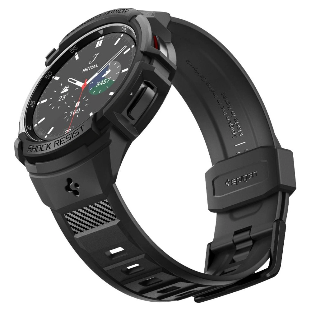 Wholesale Spigen Rugged Armor Pro Samsung Galaxy Watch 6 Classic 43mm Matte Black - SPN2914 - {ean13} - Hurt