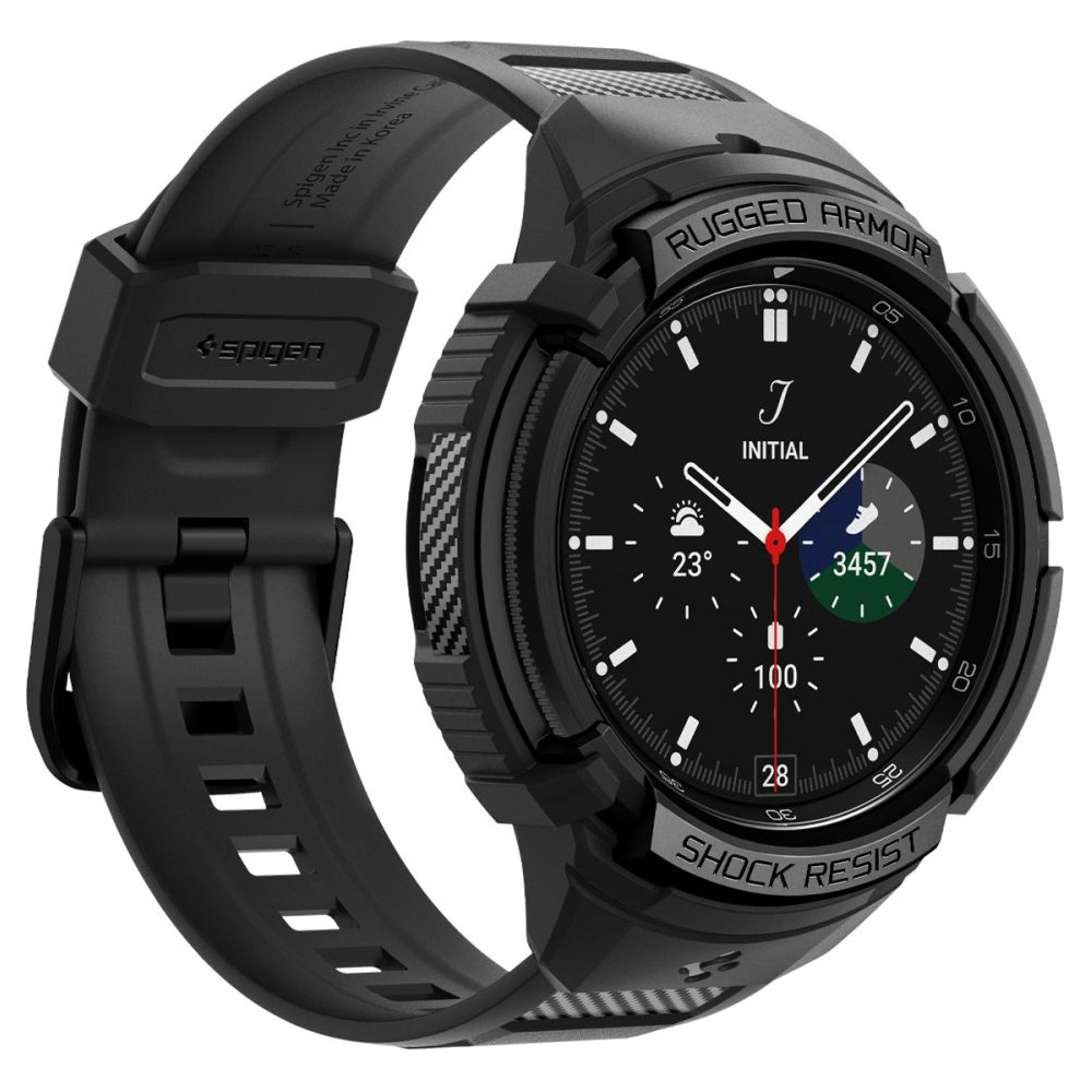 Wholesale Spigen Rugged Armor Pro Samsung Galaxy Watch 6 Classic 43mm Matte Black - SPN2914 - {ean13} - Hurt