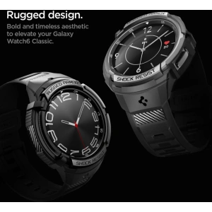 Pasek Spigen Rugged Armor Pro Samsung Galaxy Watch 6 Classic 43mm Matte Black
