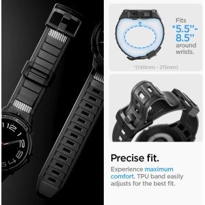 Pasek Spigen Rugged Armor Pro Samsung Galaxy Watch 6 Classic 43mm Matte Black