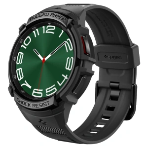 Spigen Rugged Armor Pro Samsung Galaxy Watch 6 Classic 47mm Matte Black
