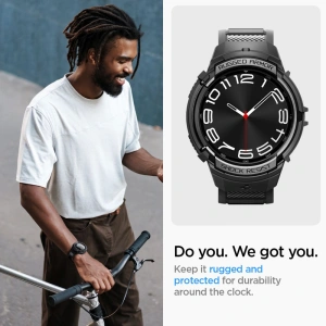 Hurtownia GSM - Pasek Spigen Rugged Armor Pro Samsung Galaxy Watch 6 Classic 47mm Negru Mat - SPN2915 - {ean13} - Hurt