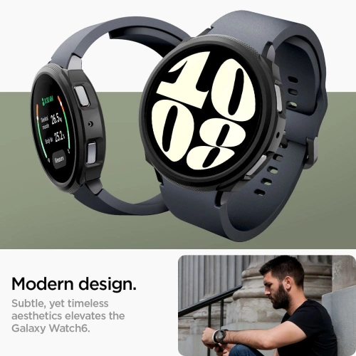 Etui Spigen Liquid Air Samsung Galaxy Watch 6 44mm Matte Black