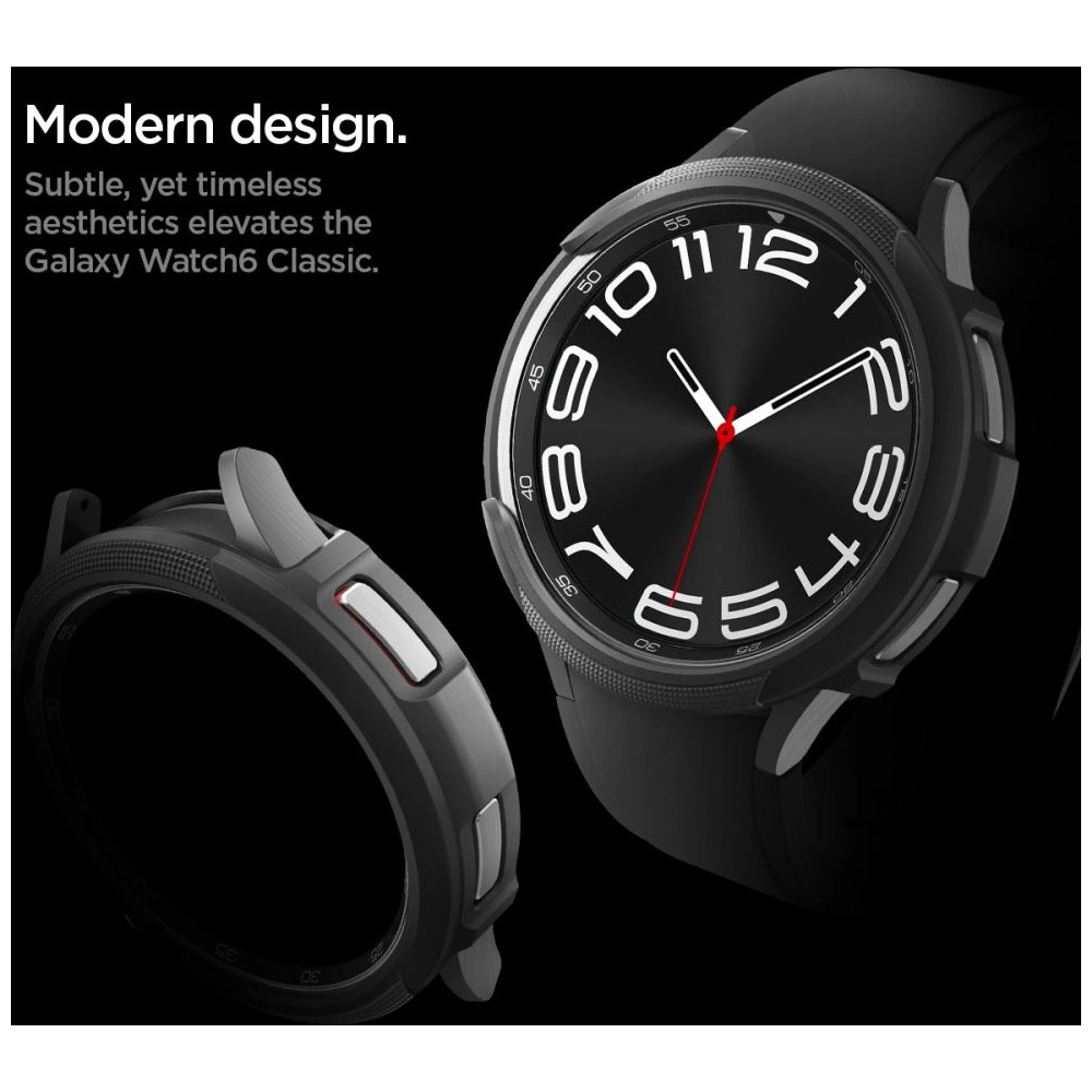 Hurtownia GSM - Etui Spigen Liquid Air Samsung Galaxy Watch 6 Classic 43mm Matt Fekete - SPN2918 - {ean13} - Hurt