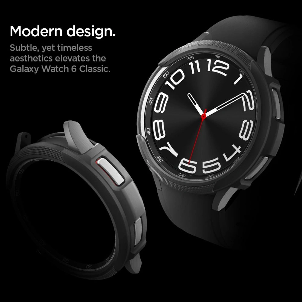 Wholesale Spigen Liquid Air Samsung Galaxy Watch 6 Classic 47mm Matte Black - SPN2919 - {ean13} - Hurt