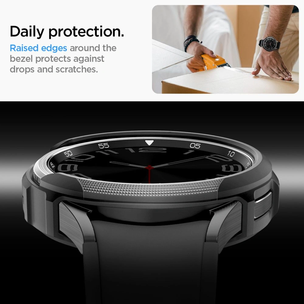 Wholesale Spigen Liquid Air Samsung Galaxy Watch 6 Classic 47mm Matte Black - SPN2919 - {ean13} - Hurt