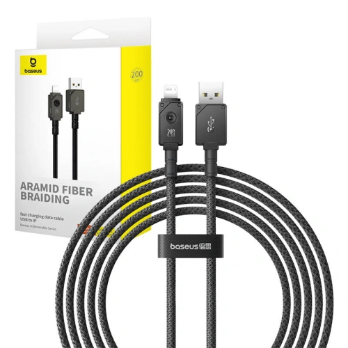 Kabel Baseus USB-A/Lightning 2.4A 2m (czarny)